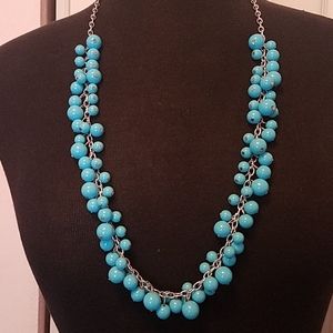 Necklace w/Turquoise Colored Beads